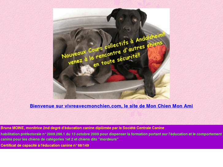 www.vivreavecmonchien.com