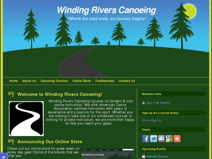 www.windingriverscanoeing.com