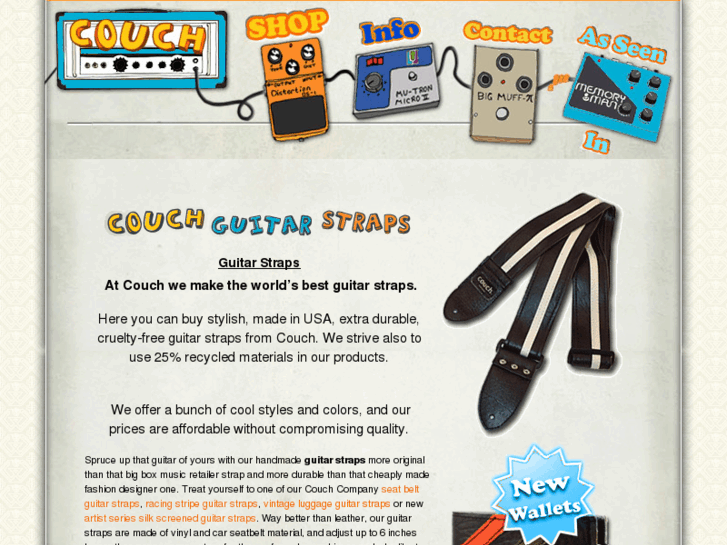 www.couchguitarstraps.com