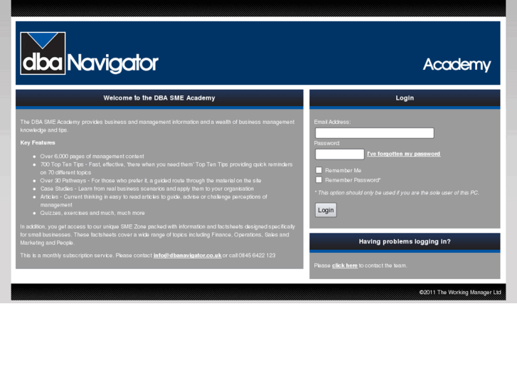 www.dbaacademy.co.uk