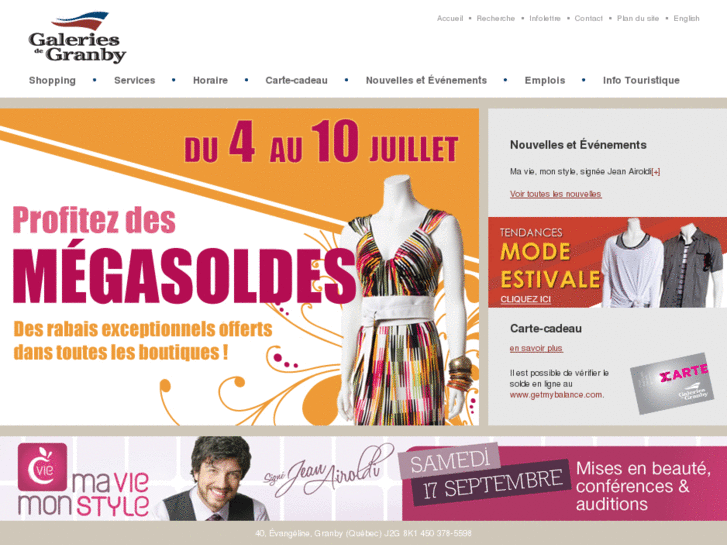 www.galeriesdegranby.com