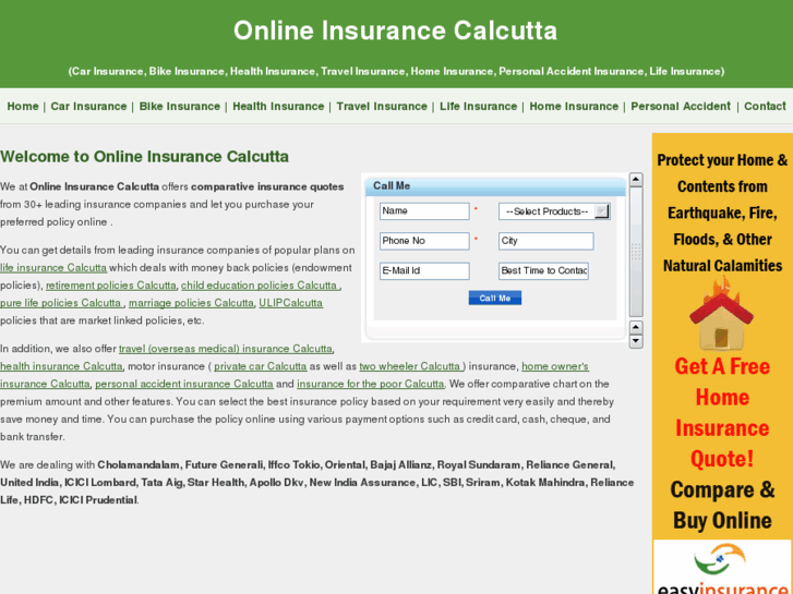 www.insurancecalcutta.com