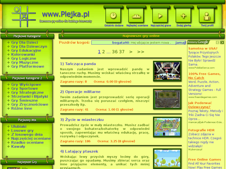 www.plejka.pl