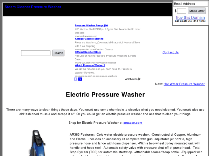 www.steamcleanerpressurewasher.com