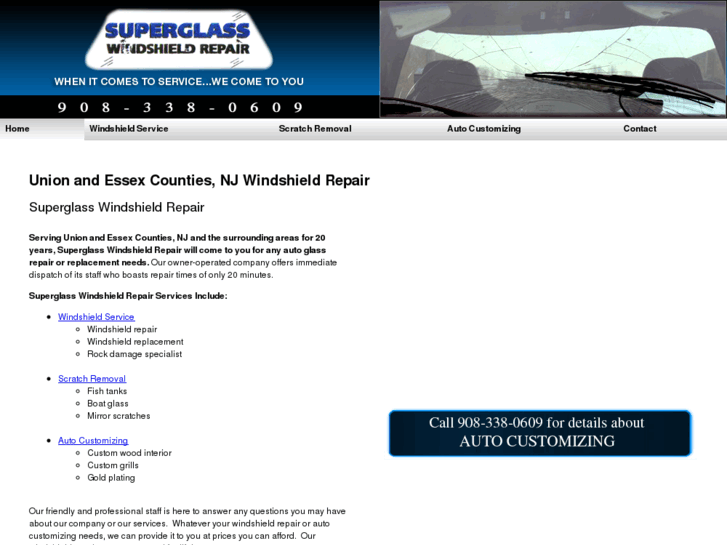 www.superglasswindshieldrepairnj.com