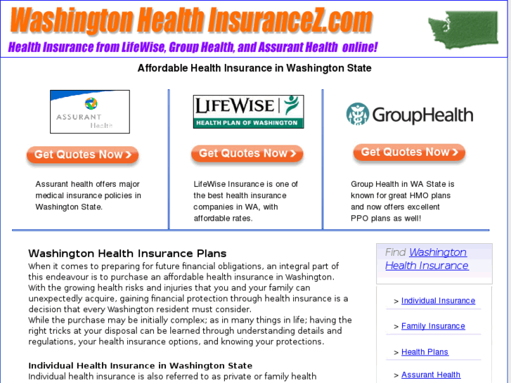 www.washingtonhealthinsurancez.com