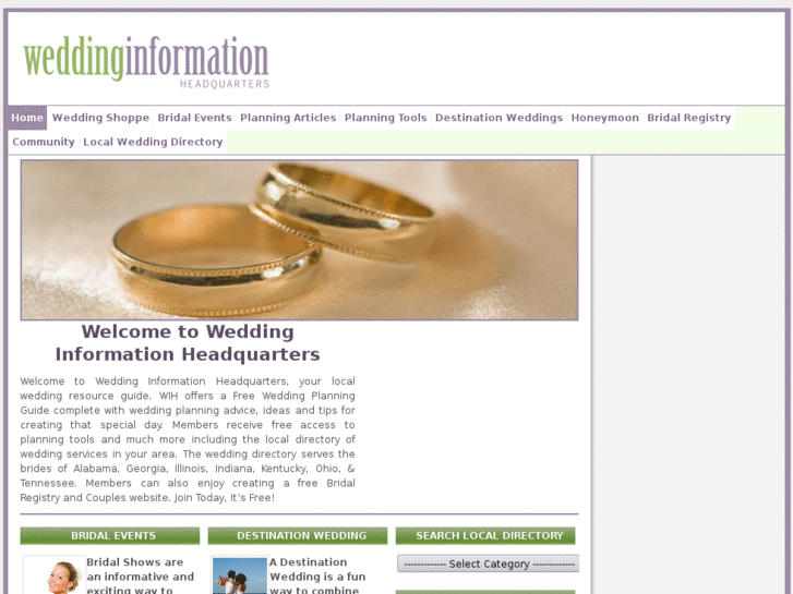 www.weddinginformationheadquarters.com