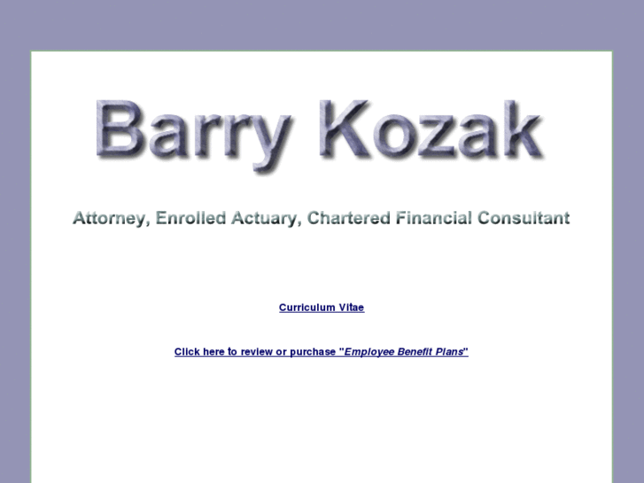 www.barrykozak.com