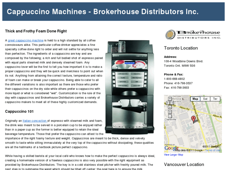 www.cappuccino-machines.ca