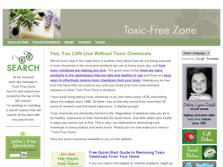 www.debranontoxicproducts.com