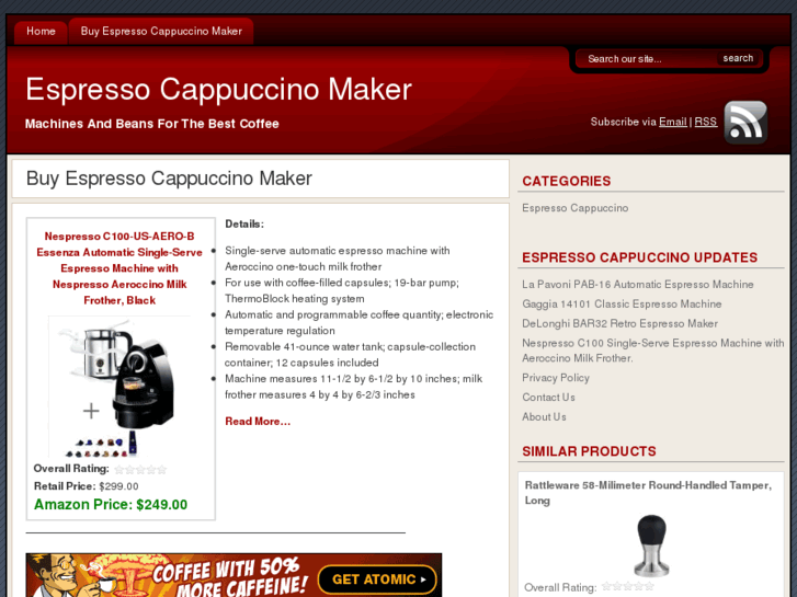 www.espressocappuccinomaker.net