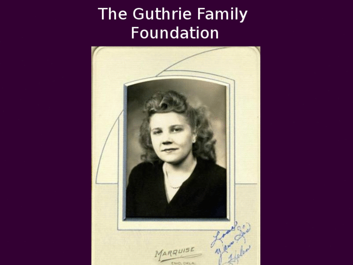 www.guthriefamilyfoundation.org