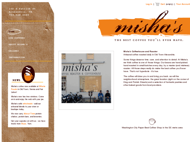 www.mishascoffee.com