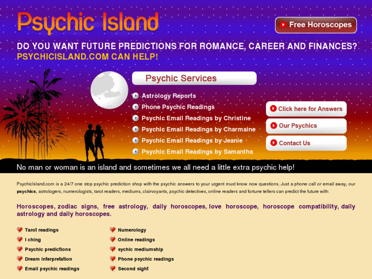 www.psychicisland.com