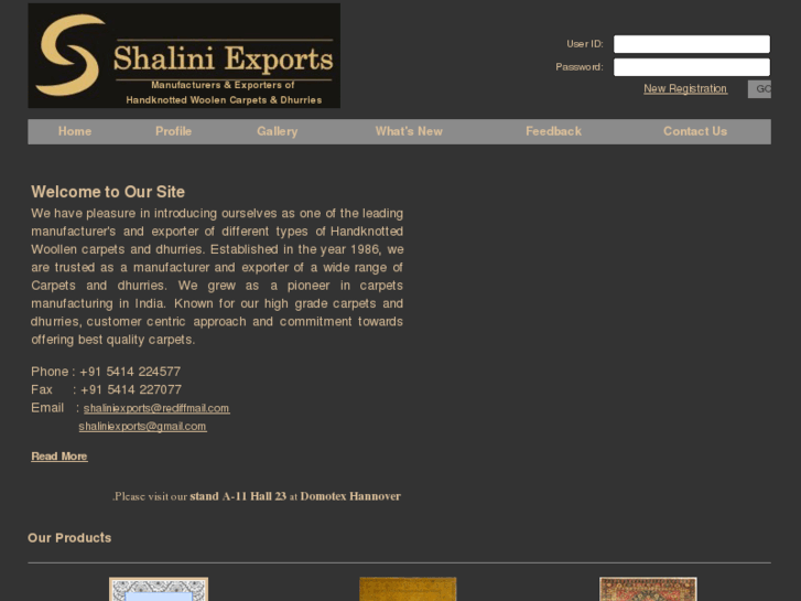 www.shaliniexports.com