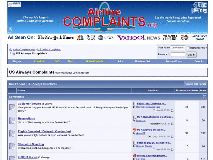 www.usairwayscomplaints.com