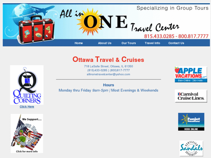 www.allinonetravelcenter.com