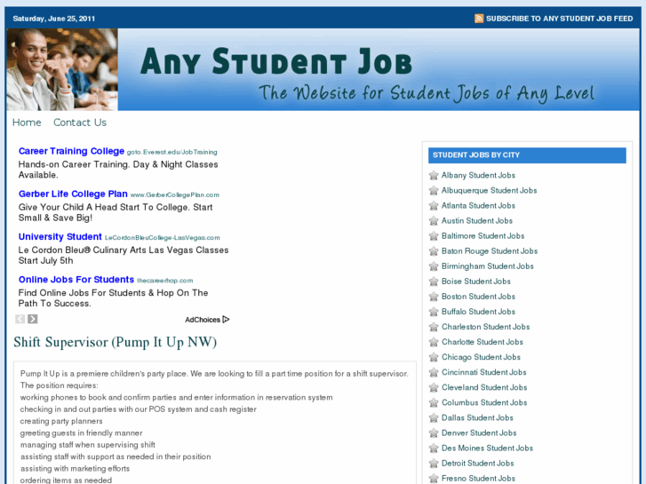 www.anystudentjob.com