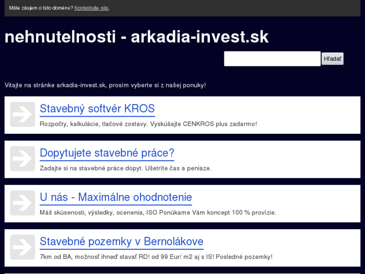 www.arkadia-invest.sk