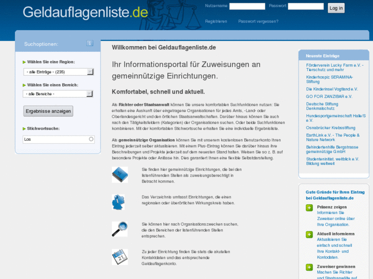 www.geldauflagenliste.de