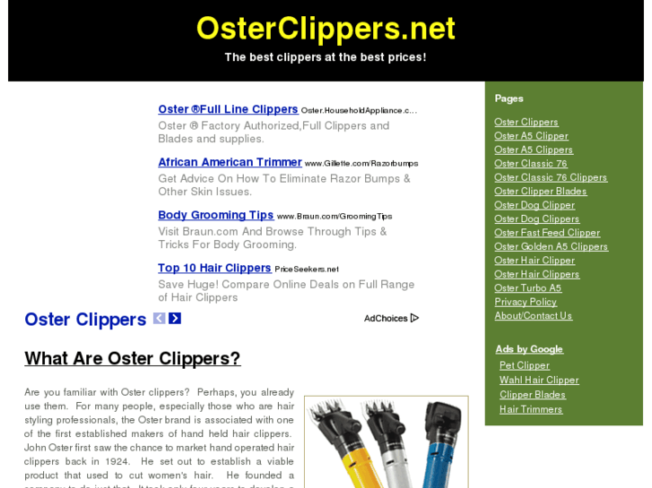 www.osterclippers.net