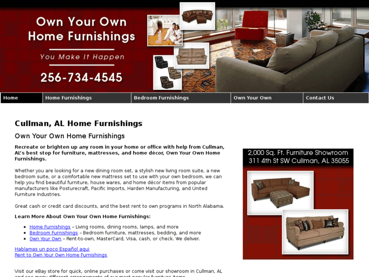 www.ownyourownhomefurnishings.com