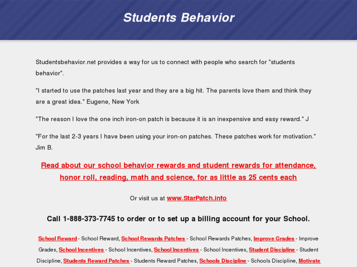 www.studentsbehavior.net