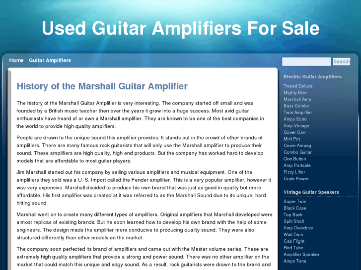 www.usedguitaramplifiersforsale.com