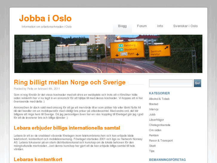 www.jobbaioslo.se