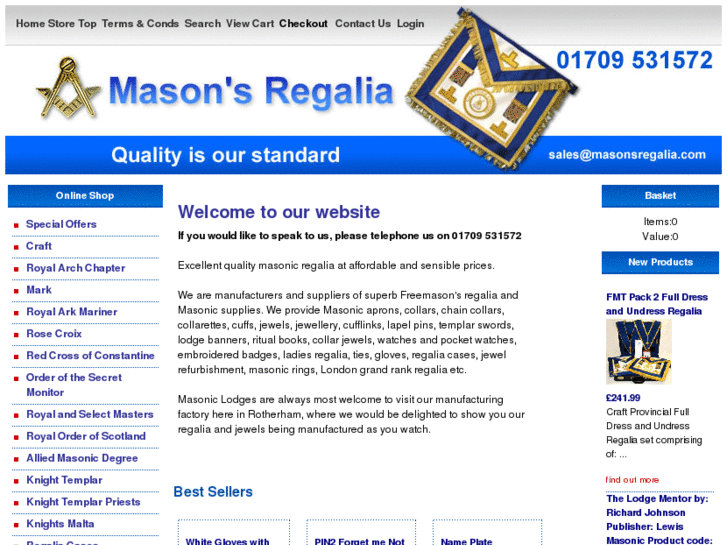 www.masonsregalia.com