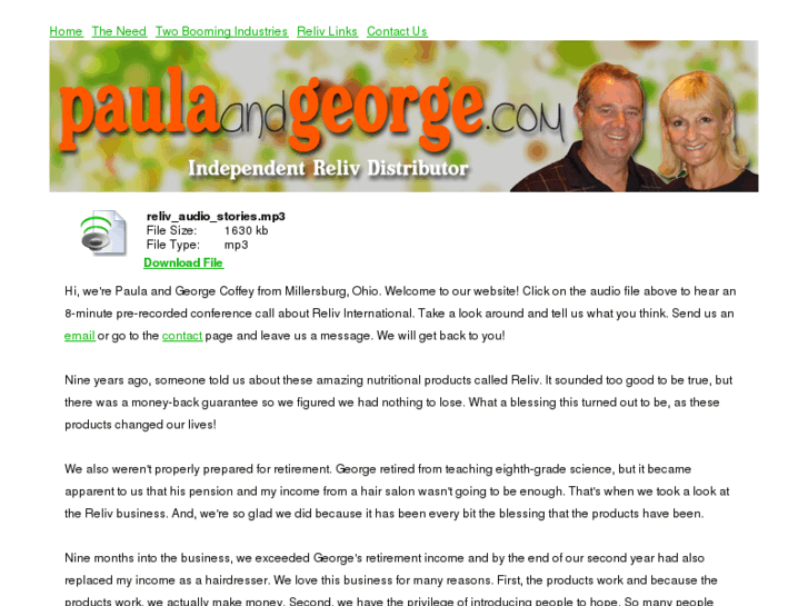 www.paulaandgeorge.com