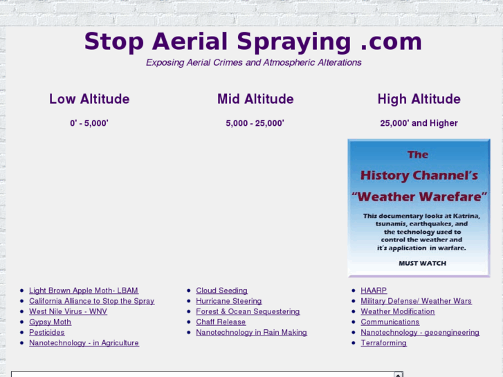 www.stopaerialspraying.com