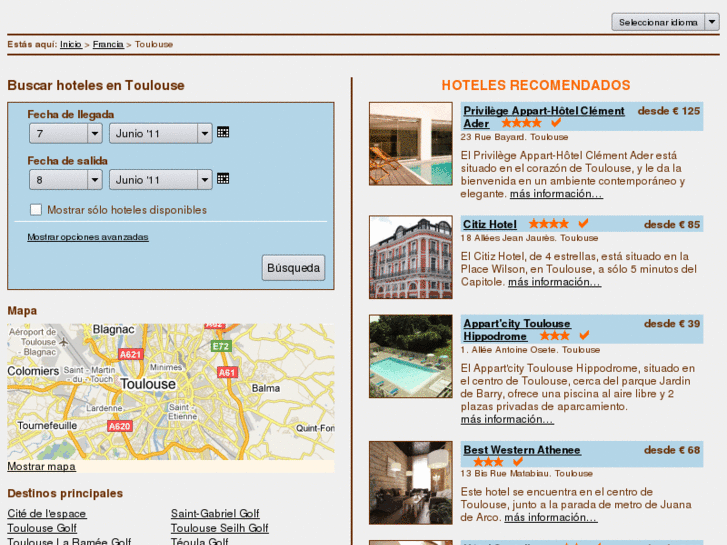 www.toulousehoteles.com