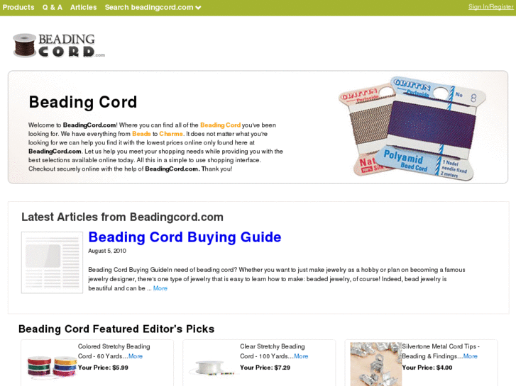 www.beadingcord.com