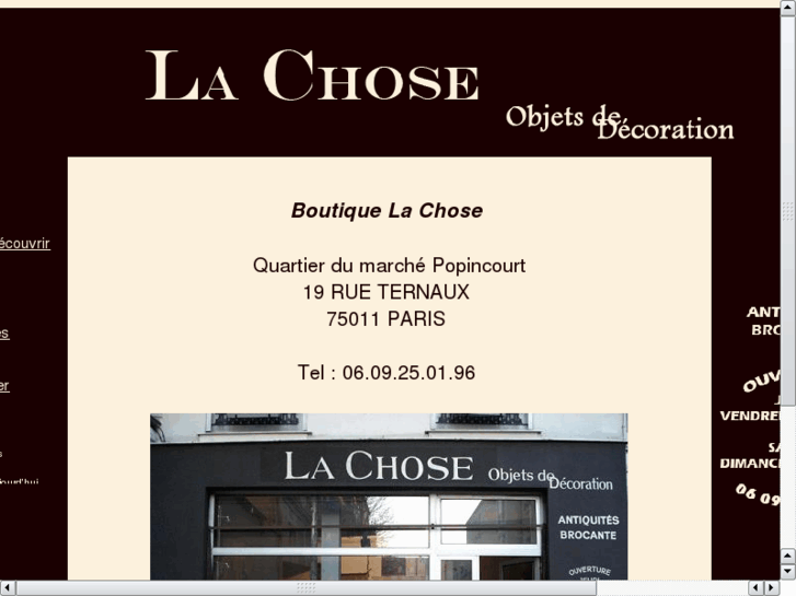 www.boutique-lachose.com