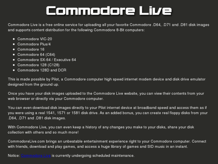 www.commodorelive.com