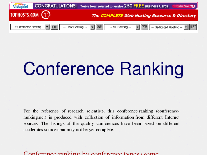 www.conference-ranking.net