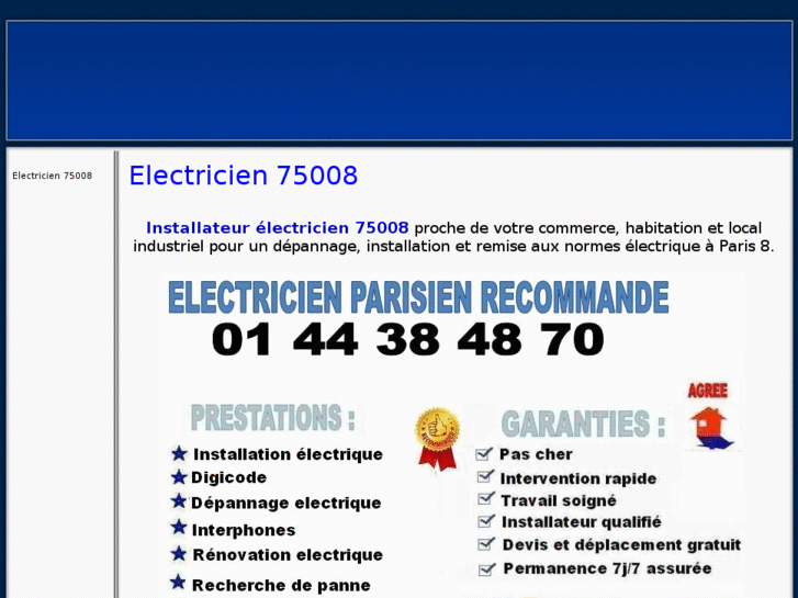 www.electricien75008.com