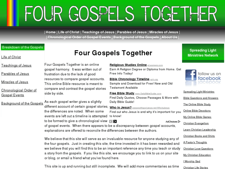 www.fourgospelstogether.com