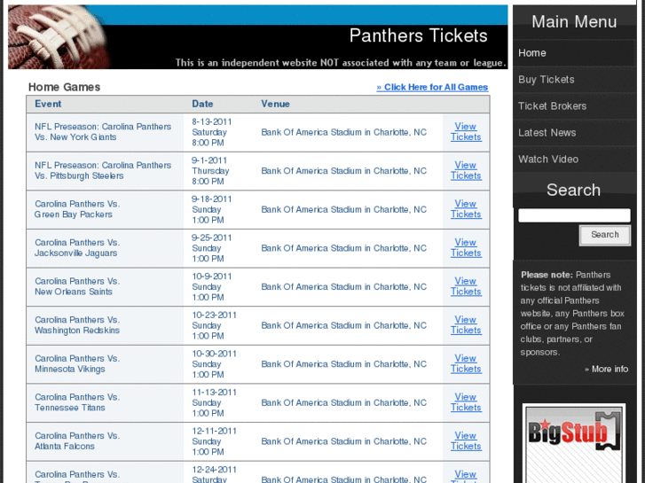 www.pantherstickets.org