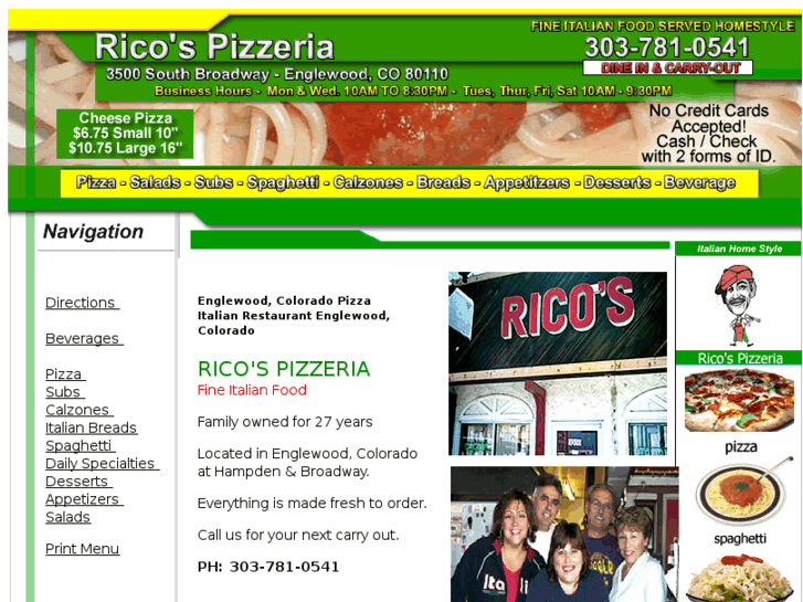 www.ricos-pizzeria.com