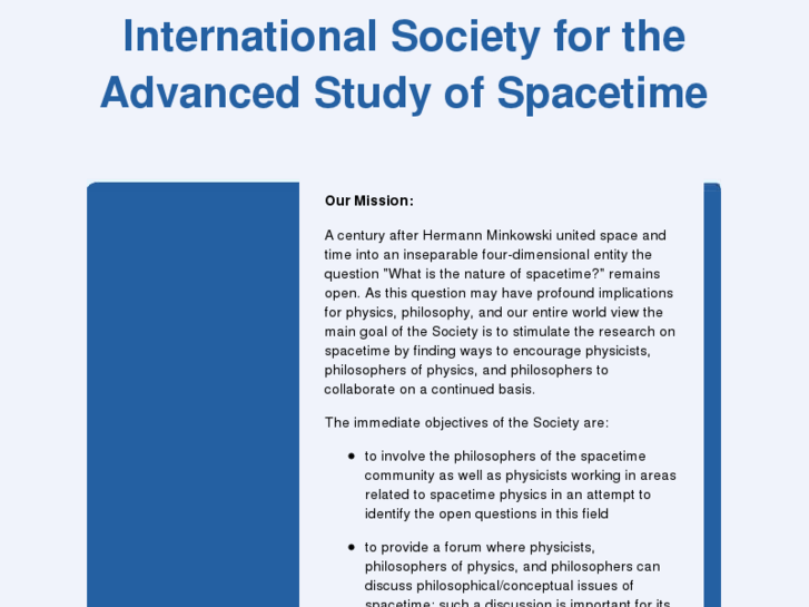 www.spacetimesociety.org