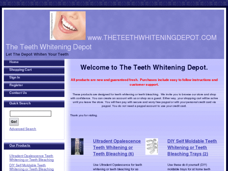 www.theteethwhiteningdepot.com