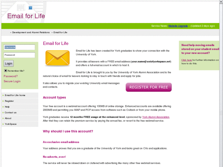 www.uniofyorkspace.net