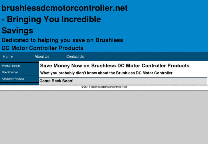 www.brushlessdcmotorcontroller.net