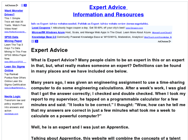 www.expertadvice.com