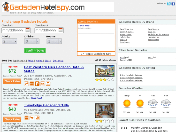 www.gadsdenhotelspy.com