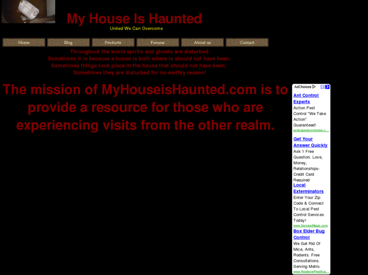 www.myhouseishaunted.com