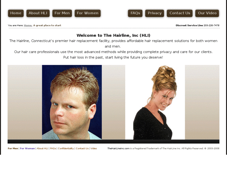 www.thehairlineinc.com