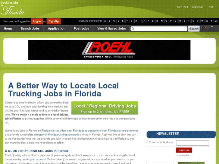 www.truckingjobsinflorida.com